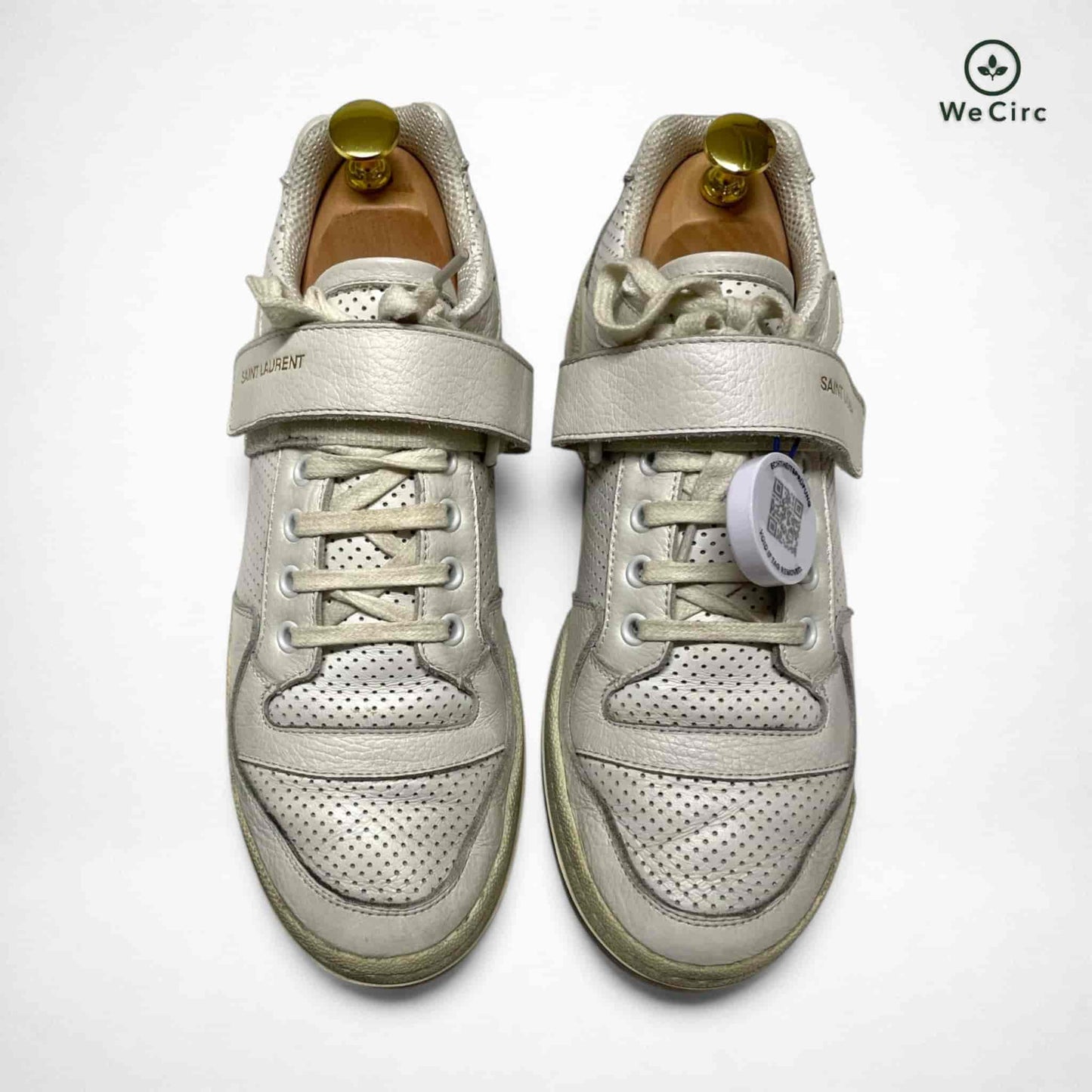 Yves Saint Laurent SL24 Low Top Sneaker Weiß 41 - Hauptansicht