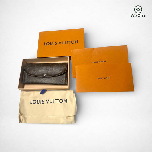 Louis Vuitton Emilie Geldbörse Braun - Hauptansicht